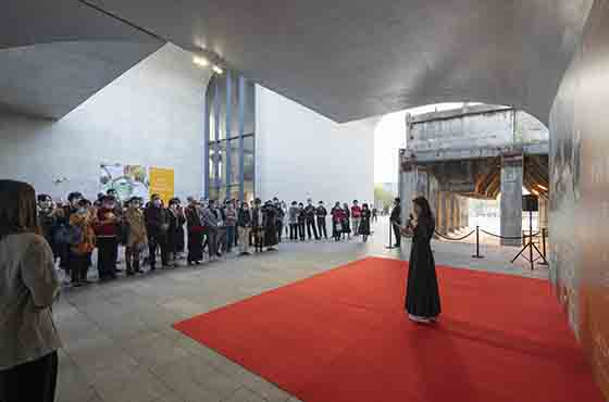 Exhibition opening at the Long Museum in Shanghai